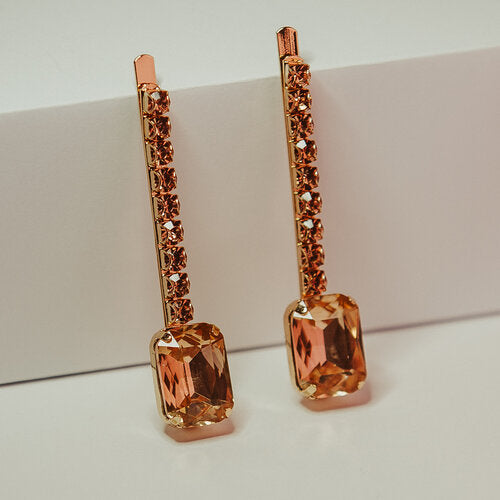 BABI slides x2 - Champagne hairclips