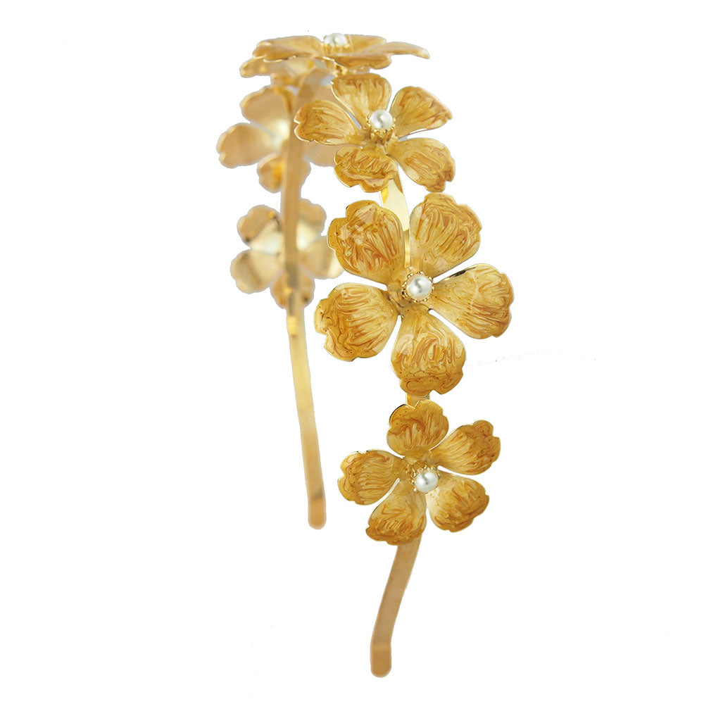 BLOSSOM headband - gold