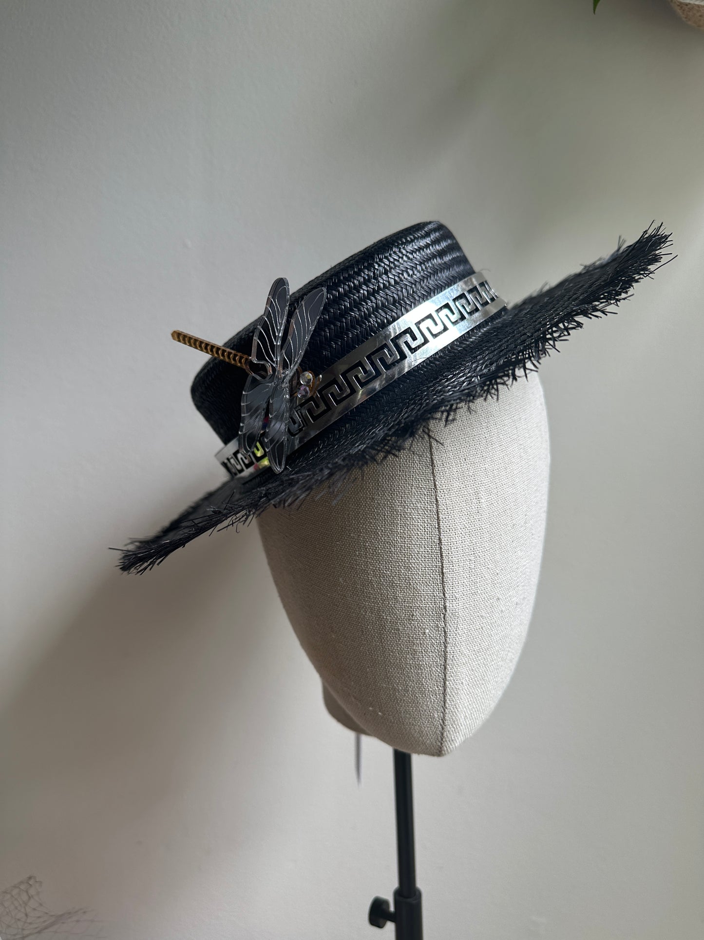 DRAGONFLY boater hat