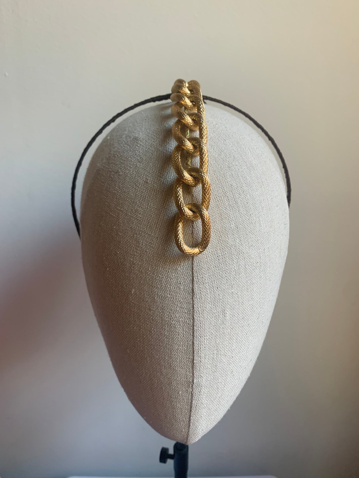 CHAIN DROP headband - gold