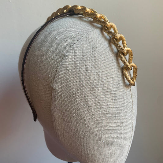 CHAIN DROP headband - gold