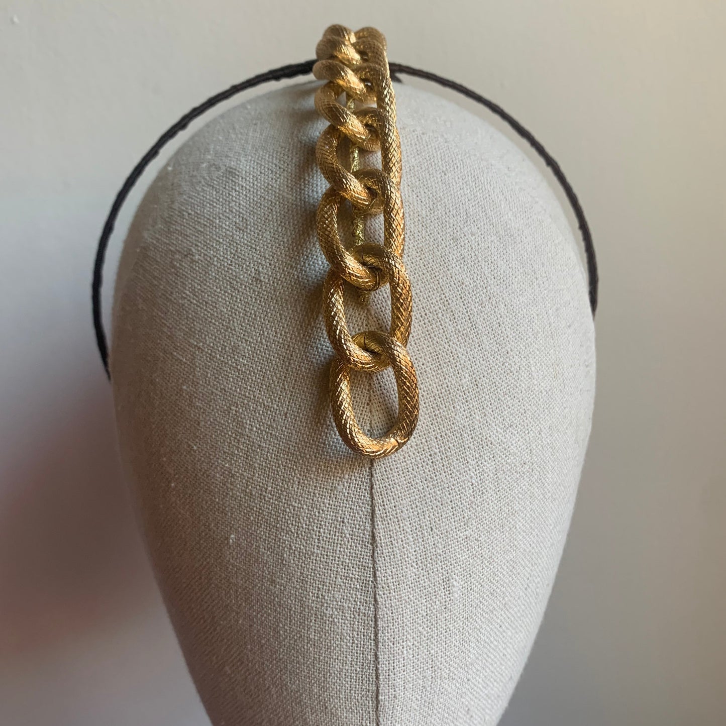 CHAIN DROP headband - gold