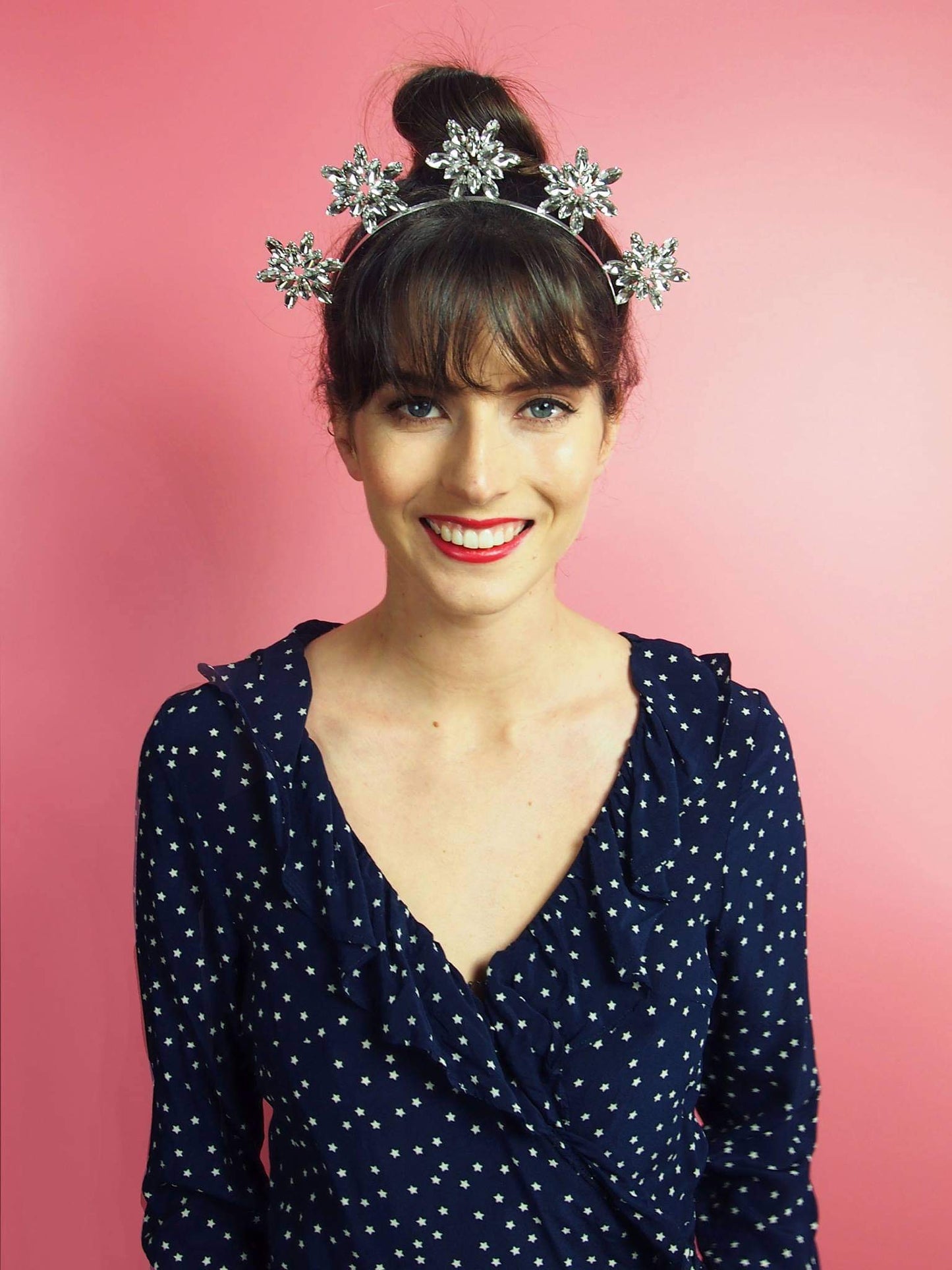 SNOWFLAKE headband - Rose gold