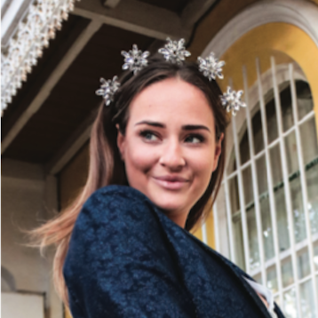 SNOWFLAKE headband - Silver