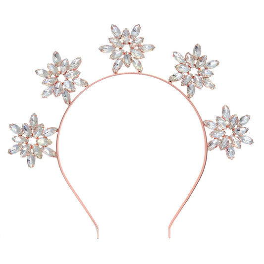 SNOWFLAKE headband - Rose gold