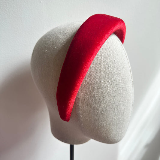 PADDED headband - red